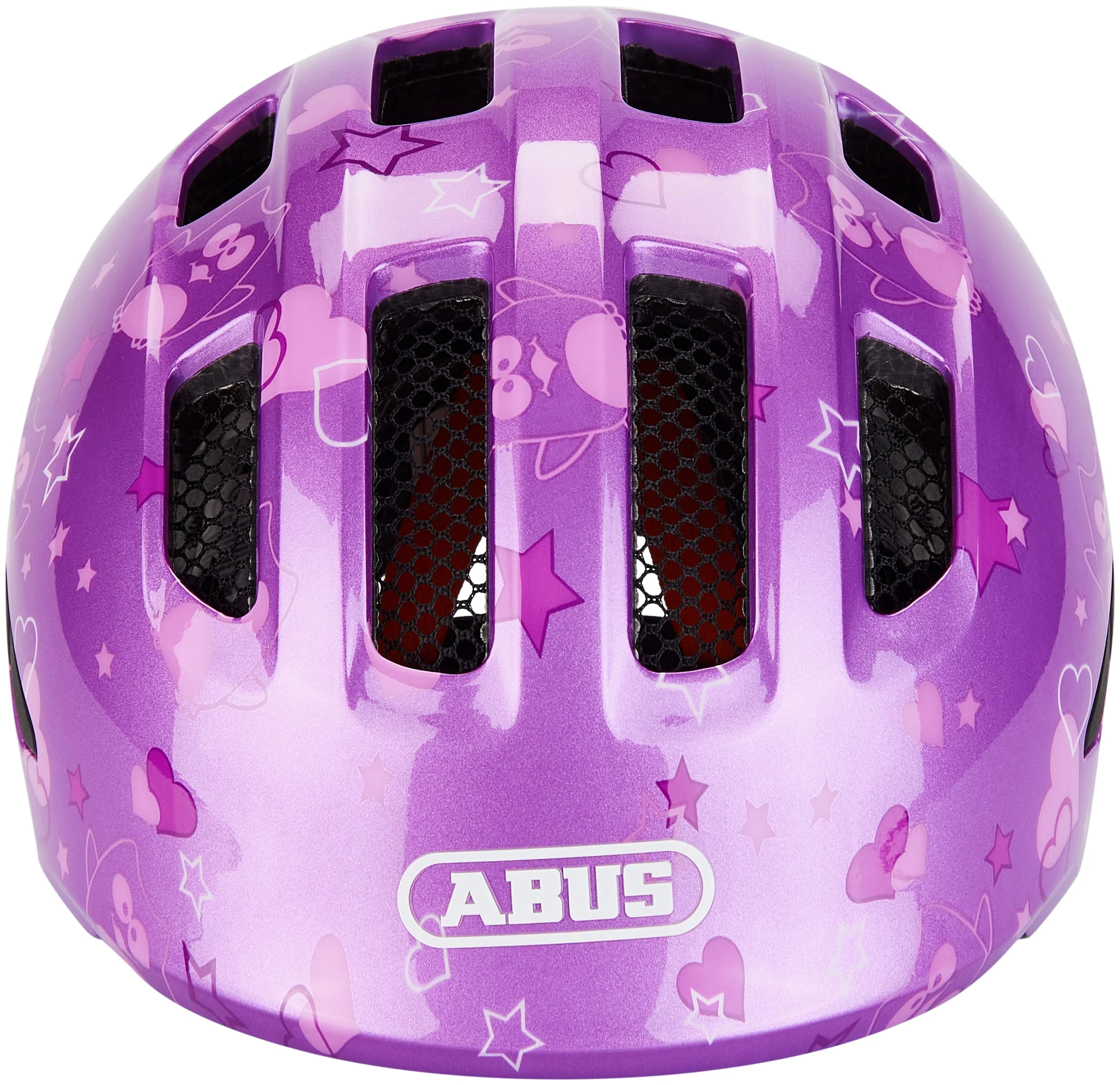 Casque ABUS Smiley 3.0 Kids étoile violette - Image 2