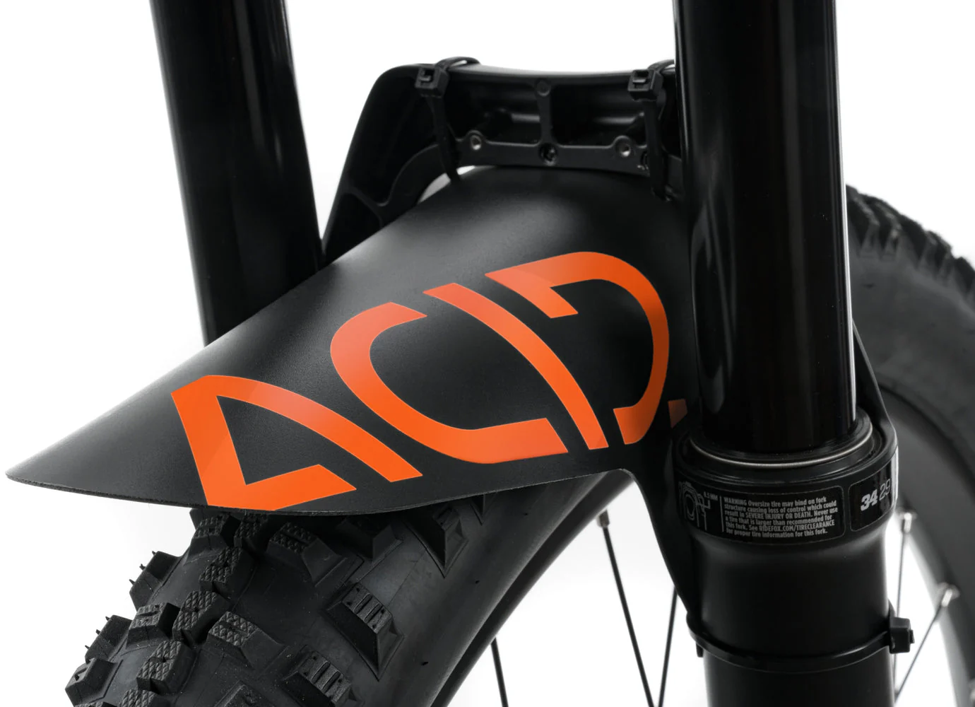 Garde-boue ACID Downhill black´n´orange - Image 2