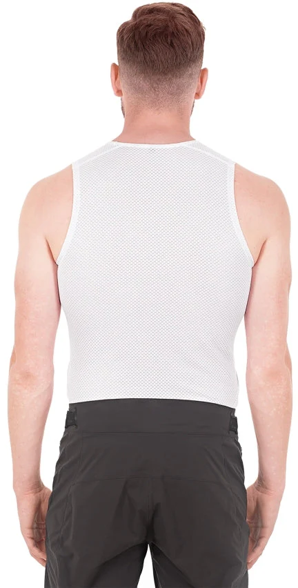 CUBE Maillot fonctionnel sans manches Mesh blanc Homme - Image 3