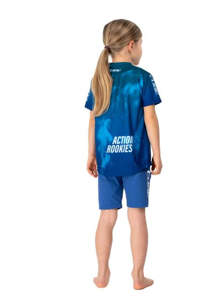 Cube MTB Baggy Short ROOKIE X bleu Actionteam - Image 3