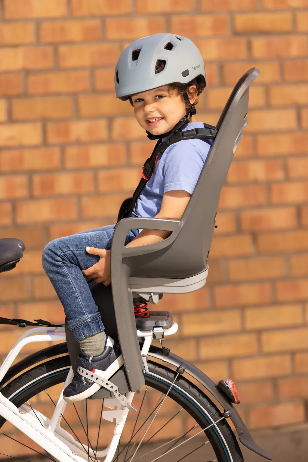 Hamax siège enfant Hamax Zenith Relax fixation porte-bagages gris/noir - Image 3