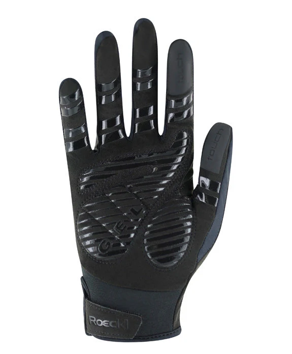 Gants Roeckl Mori 2 Noir/orange fluo - Image 2