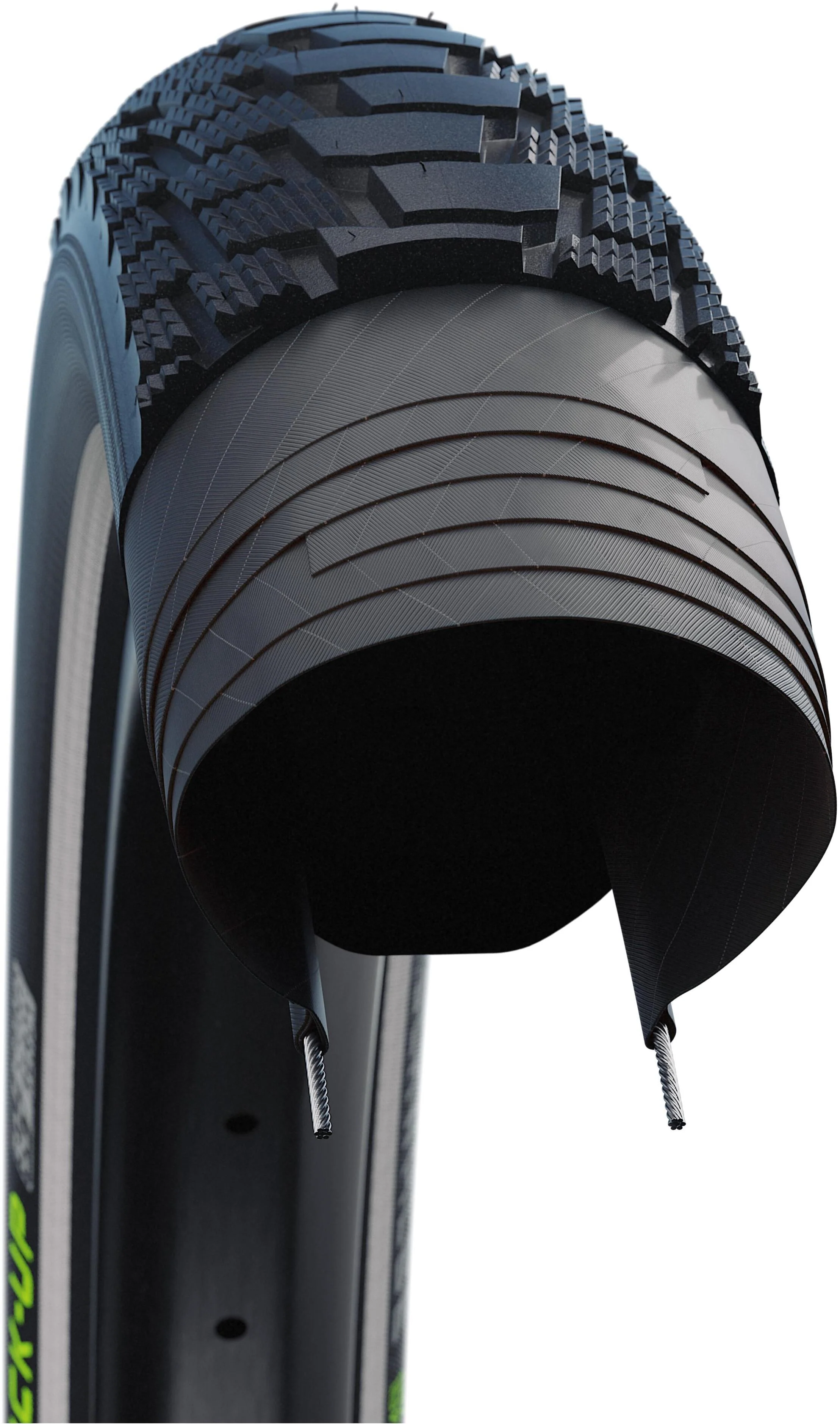 Schwalbe Pick-Up Performance pneu à tringle rigide 26x2.60" Super Defense TwinSkin Reflex Addix noir - Image 5