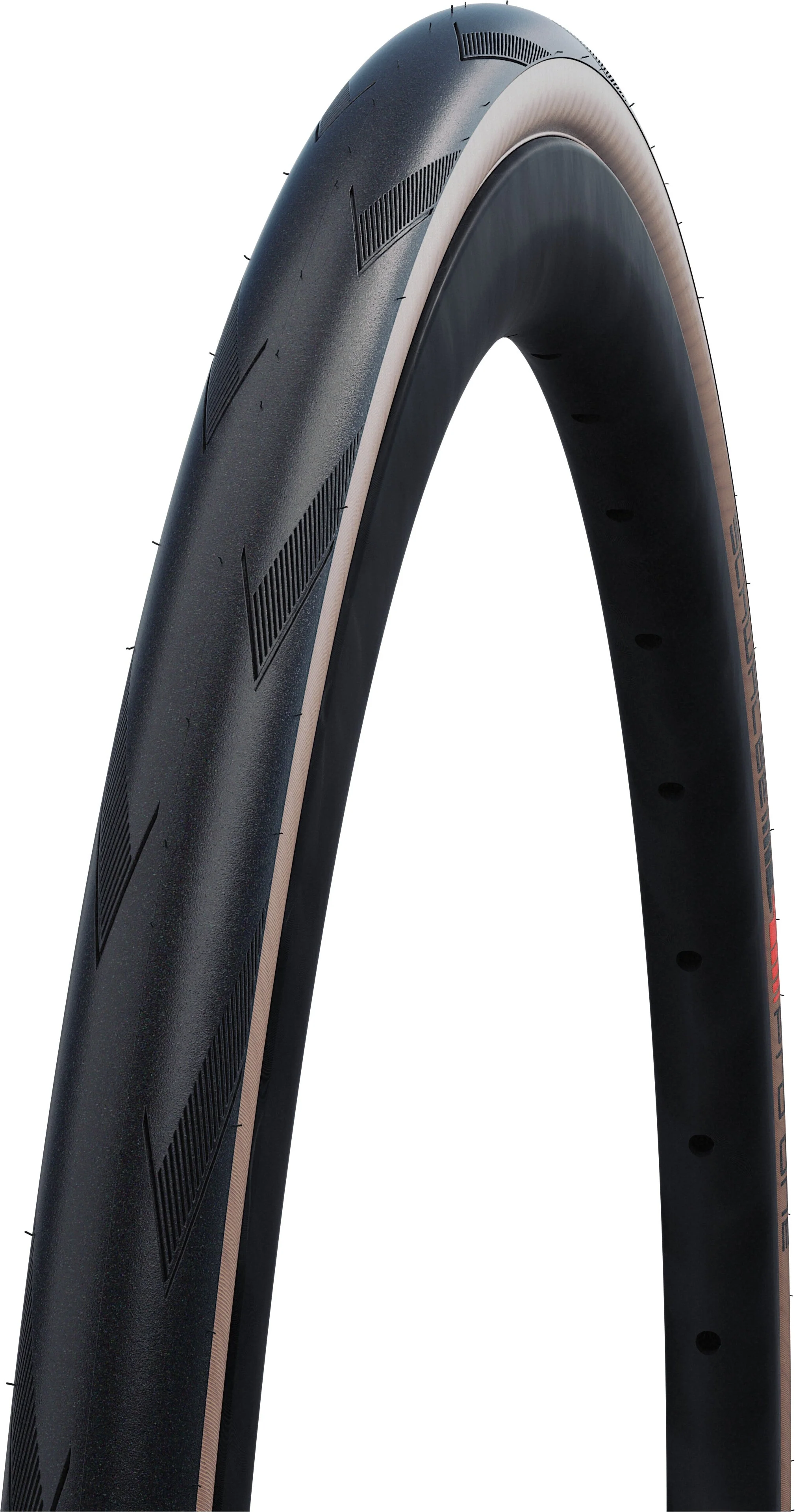 Schwalbe Pro One Super Race Evolution pneu pliant 700x32C V-Guard Addix Race noir/marron - Image 5