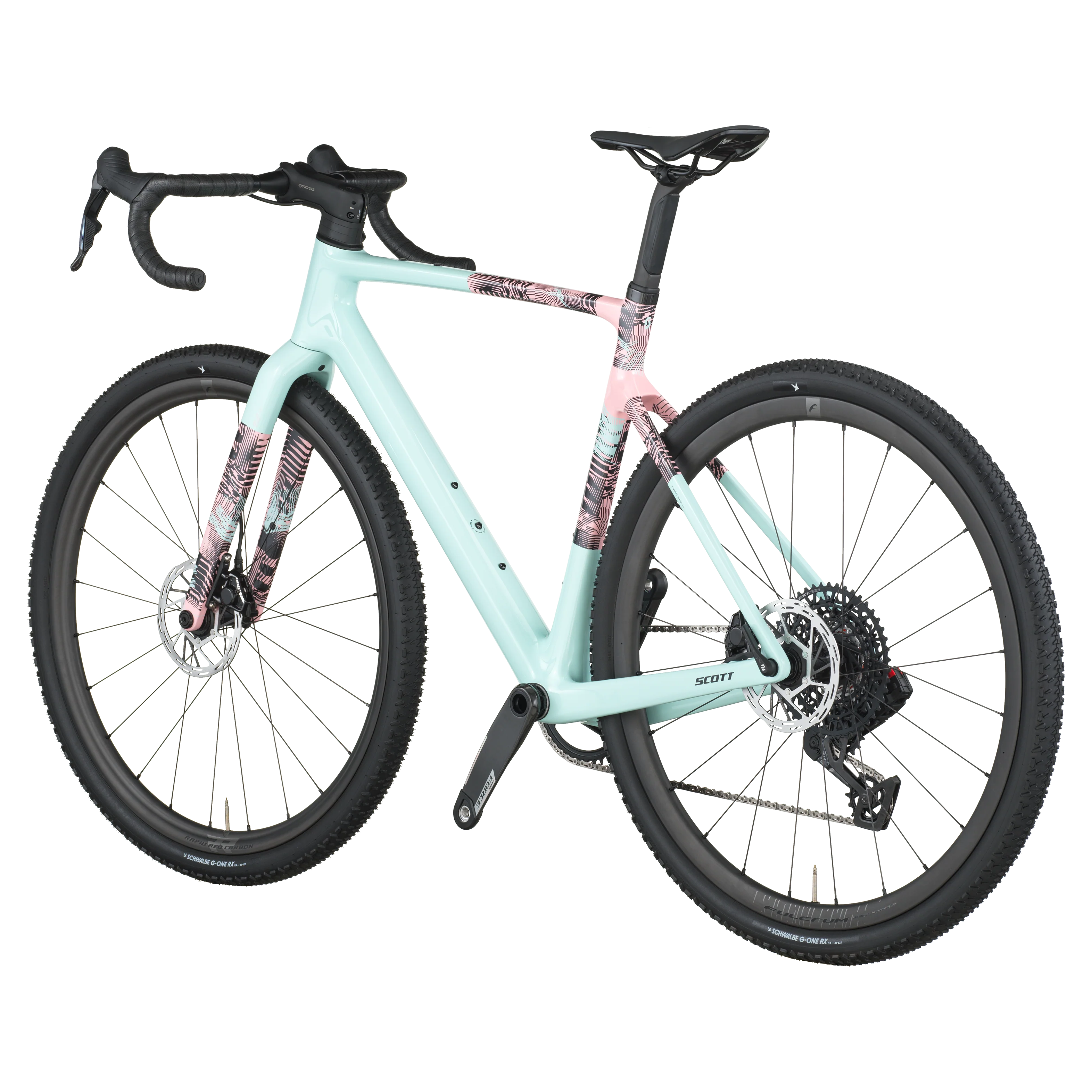 Scott Addict Gravel 10 gelato bleu/gelato rose - Image 3