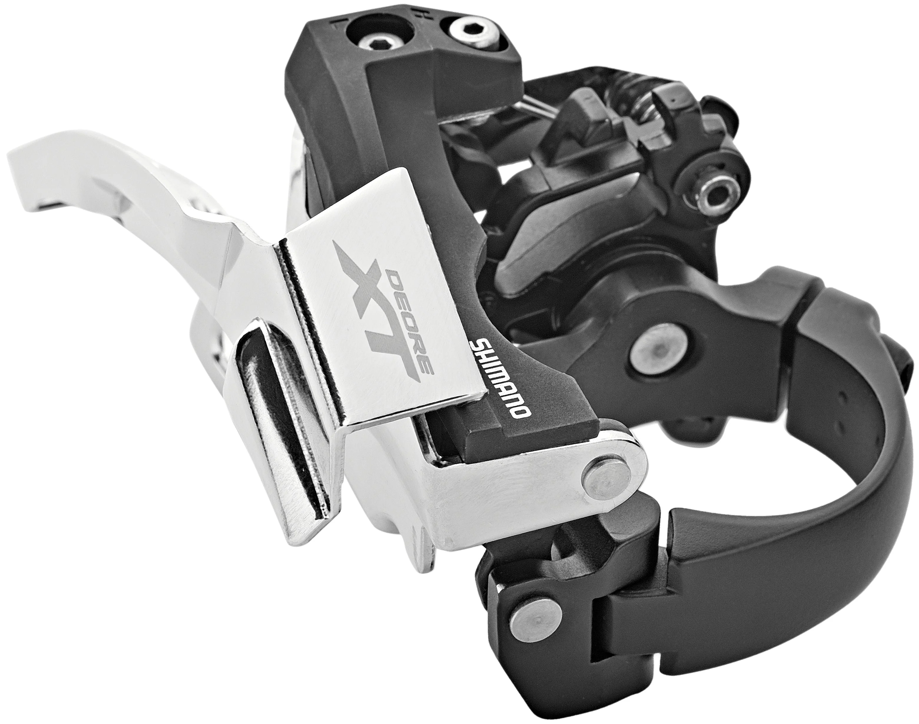 Shimano Deore XT Trekking FD-T8000 Dérailleur avant Collier bas 3x10 Down Swing noir - Image 3