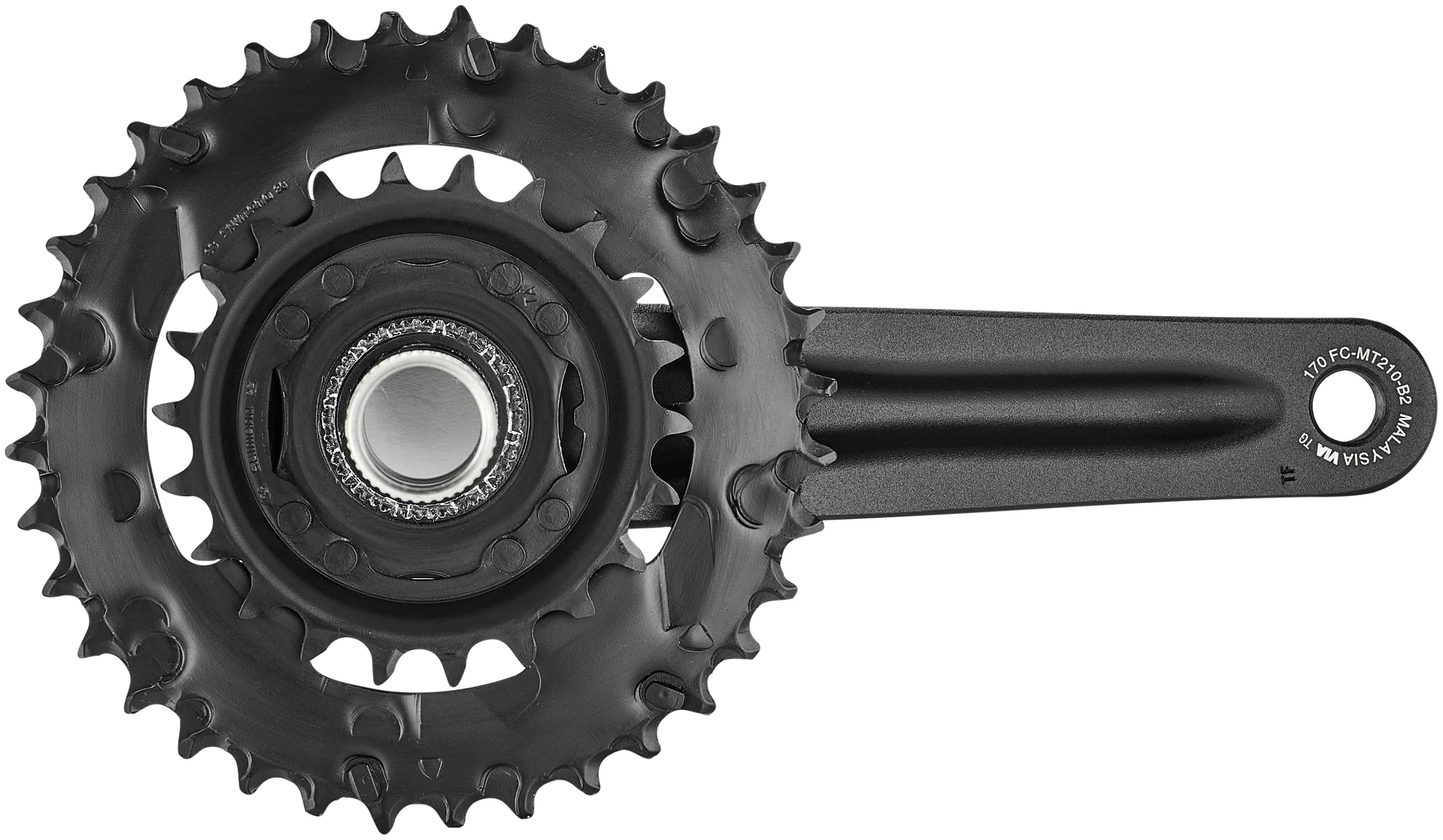 Shimano FC-MT210-B pédalier 36/22 dents 2x9 vitesses - Image 3