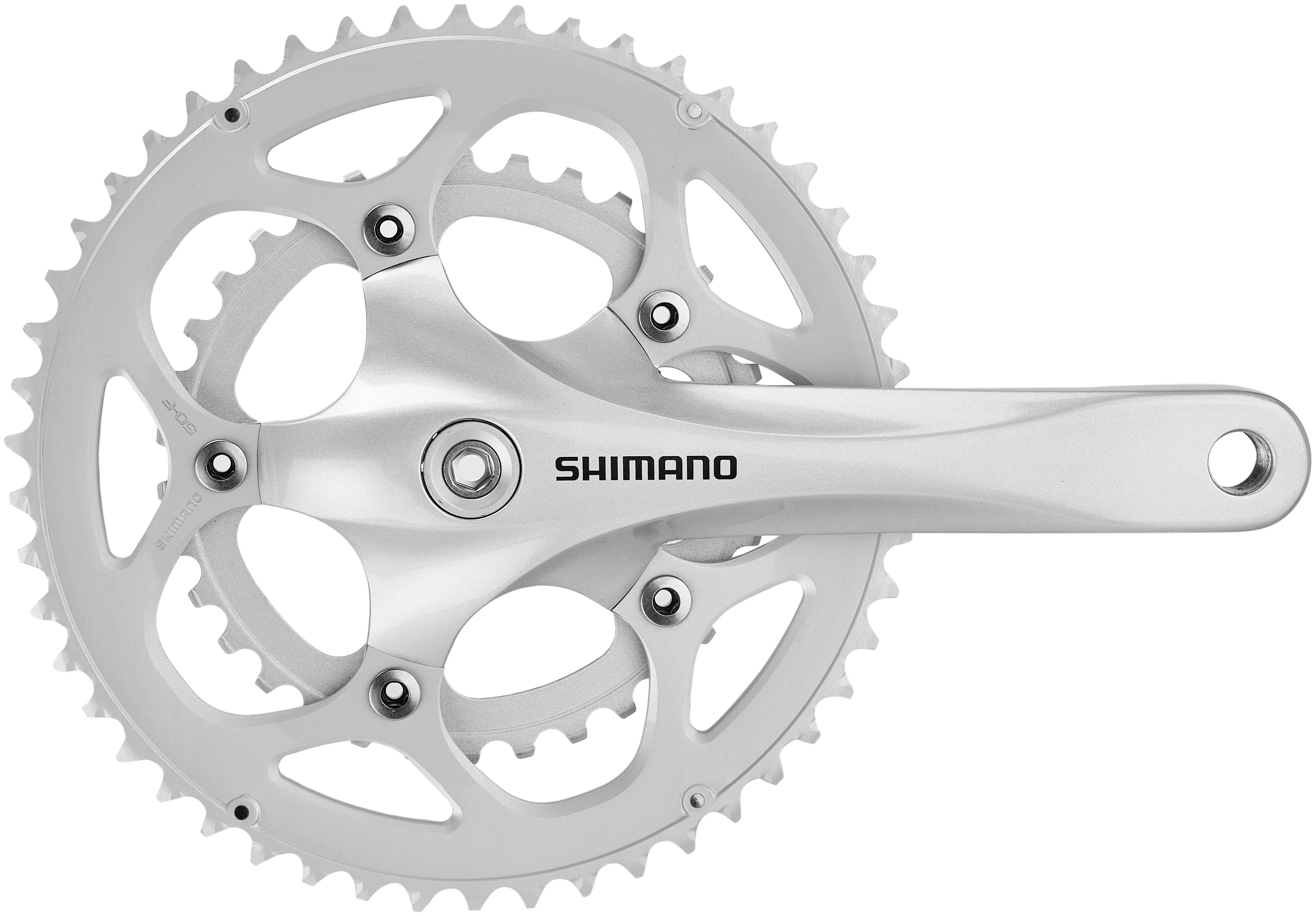 Shimano FC-R345 pédalier 50/34 2x9 vitesses argenté - Image 5