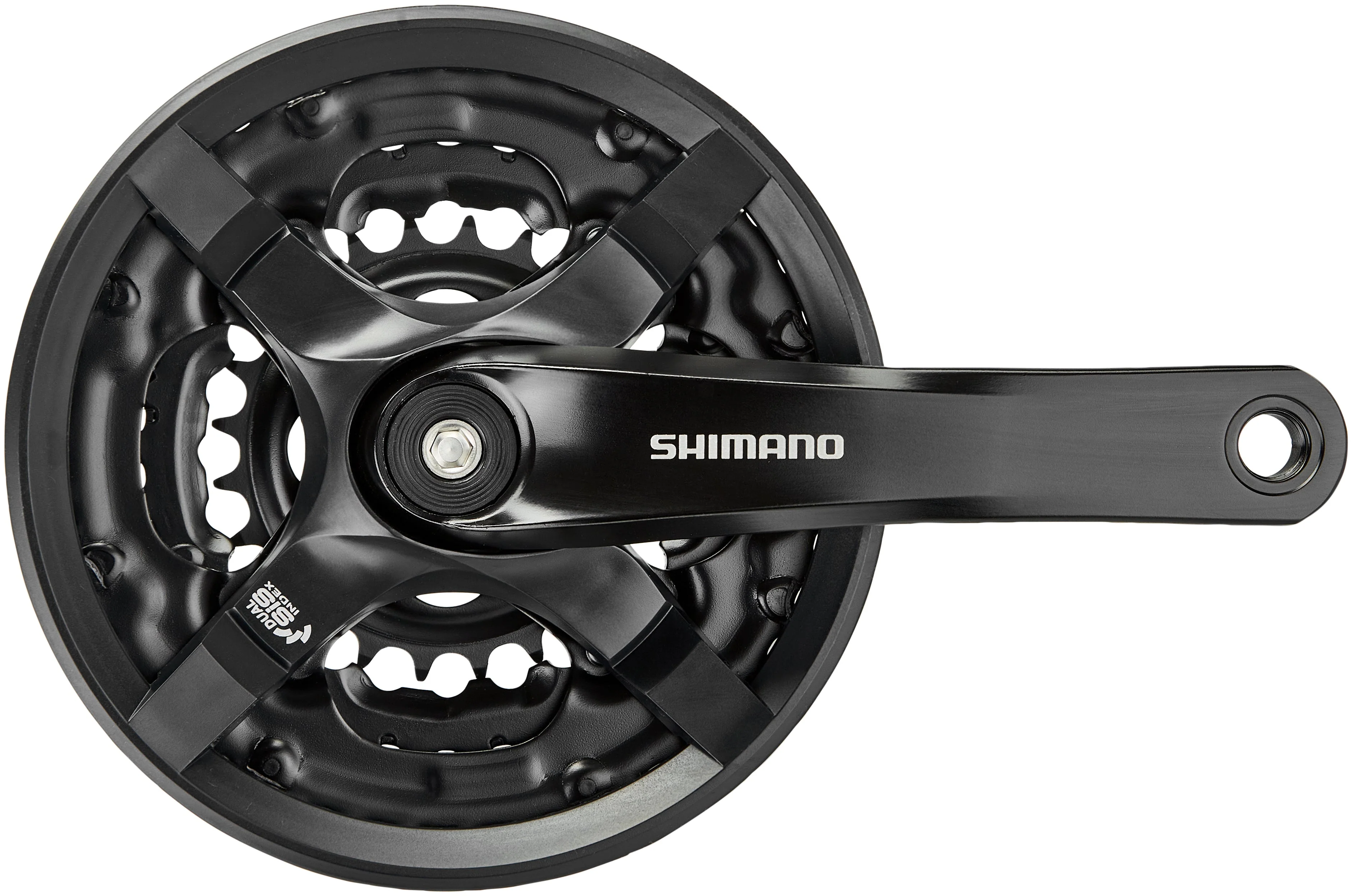 Shimano FC-TY501 pédalier 6/7/8 vitesses 42-34-24 dents avec protège-chaîne noir - Image 5