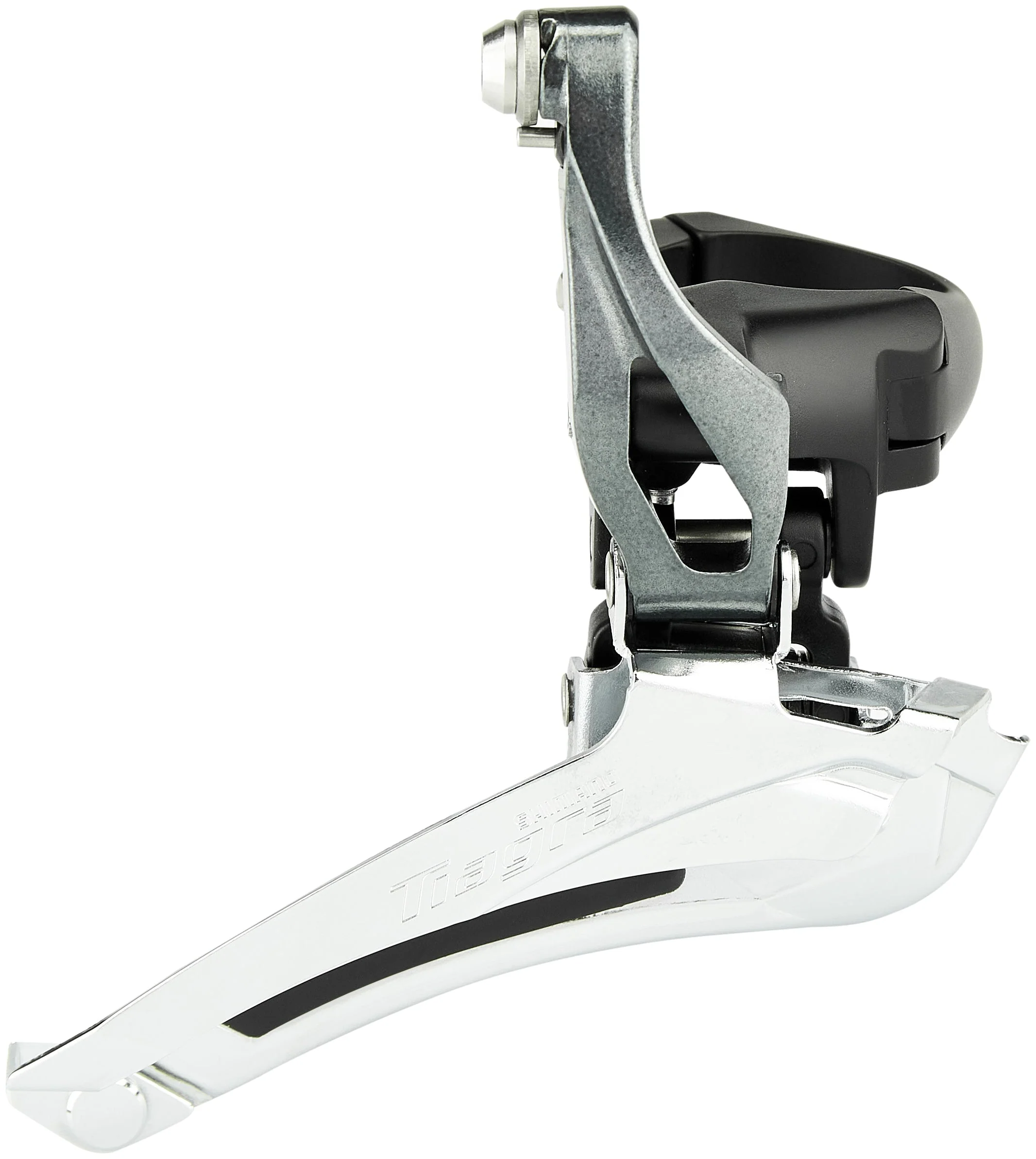 Shimano Tiagra FD-4700 dérailleur avant 2x10 vitesses collier tirage bas gris - Image 4