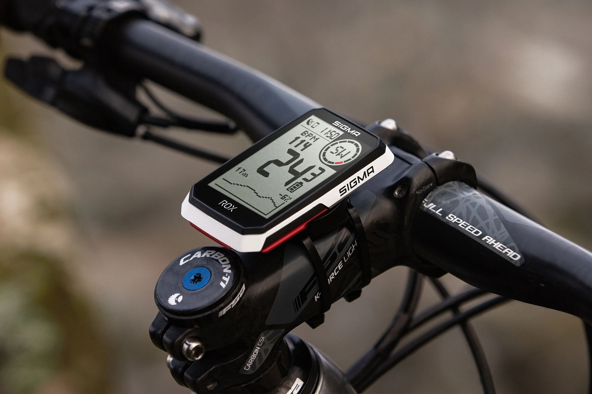 Sigma ROX 4.0 ordinateur de vélo Set incl. support de potence + ceinture cardio blanche - Image 7