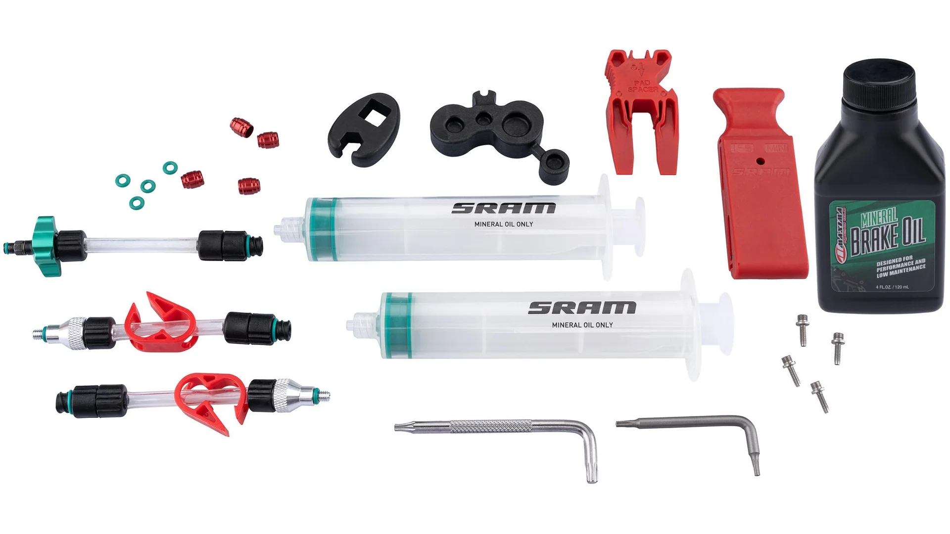 Kit de purge SRAM standard (huile minérale) incl. huile minérale Maxima pour DB8/Maven transparent/vert - Image 2