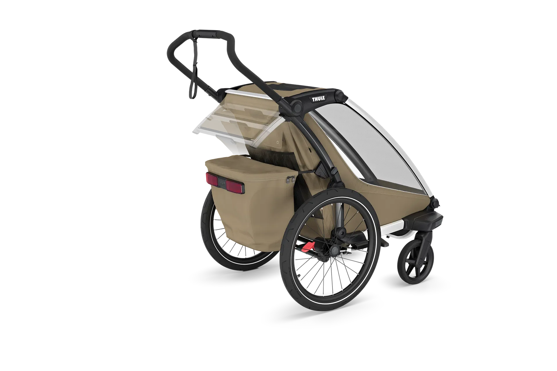 Thule Chariot Cross 2 Single remorque enfant  faded khaki - Image 4